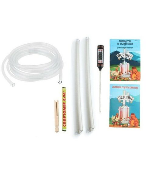 Сепараторы и дистилляторы: Дистиллятор  Первач Элит-Аромат 14Т 14л, термометр фотографии