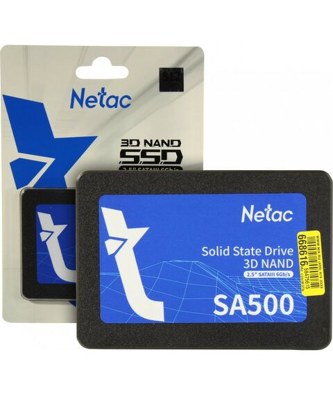 SSD-накопители: Накопитель Netac 512 Gb SA500 SATA 6Gb/s 2.5" [NT01SA500-512-S3X] фотографии