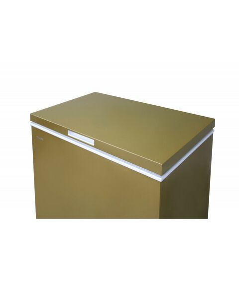 Морозильные камеры: Морозильный ларь WILLMARK CF-170CS золотой фотографии