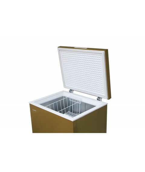 Морозильные камеры: Морозильный ларь WILLMARK CF-170CS золотой фотографии