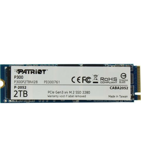 SSD-накопители: SSD-накопитель Patriot 2 Tb P300 M.2 2280 M [P300P2TBM28] фотографии