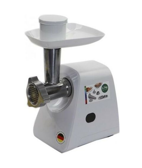 Мясорубки: Мясорубка BOSCH MFW2520W SmartPower, 350/1500 Вт, 2 форм диска, насадка для колбасок и кеббе фотографии