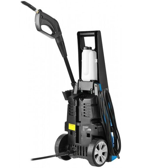 Мойки высокого давления: Мойка высокого давления Зубр Профессионал АВД-П140 макс. 140Атм, 350л/ч, 1400Вт, колеса, бесщет. двигатель, АВТО-СТОП, 5м шланг фотографии