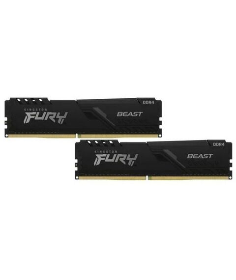 Оперативная память: Оперативная память Kingston Fury Beast 32Gb KIT 2*16Gb DDR4 DIMM <PC4-25600> CL16 [KF432C16BBK2/32] фотографии