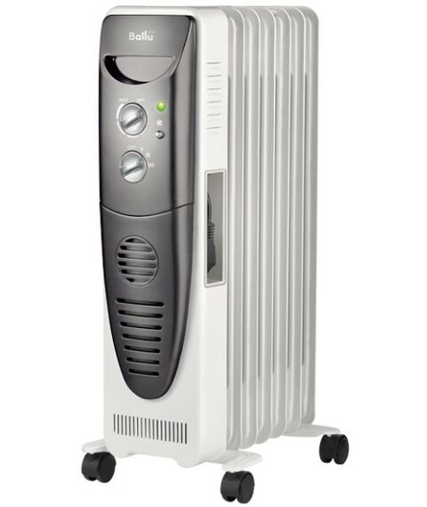 Масляные радиаторы: Радиатор масляный Ballu Turbo BOH/TB- 07FH 1500 7 секций фотографии