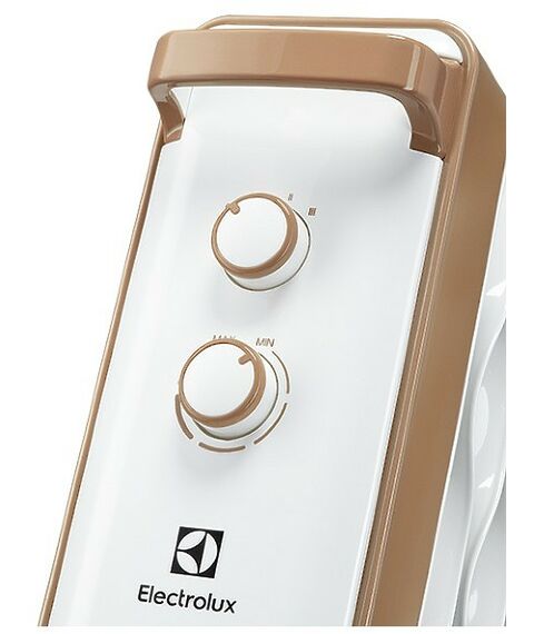 Масляные радиаторы: Масляный радиатор Electrolux Wave EOH/M-9157 мощность обогрева 1500 Вт, число секций: 7, термостат, колеса для перемещения, цвет белый фотографии