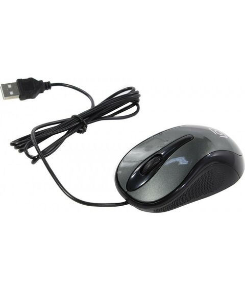 Мыши: Манипулятор мышь Oklick 385M Black-Gray RTL USB 3btn+Roll [1066863] фотографии