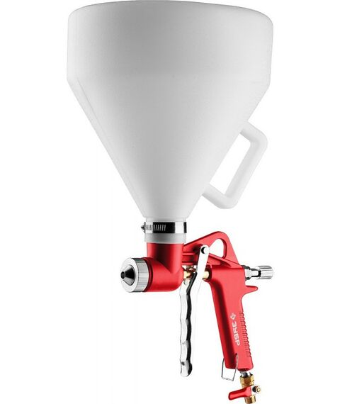 Пневмокраскопульты: Картушный пистолет для штукатурки Зубр MKP 600 с верхним бачком, 4, 6, 8мм [06466] фотографии
