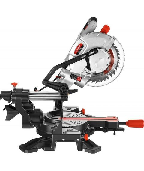 Торцовочные пилы: Пила торцовочная с протяжкой Зубр ЗПТ-210-1600 ПЛ d 210 х 30 мм, 1600 Вт фотографии