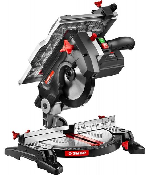 Торцовочные пилы: Пила торцовочная комбинированная Зубр ЗПТК-210-1500 d 210 х 30 мм, 1500 Вт фотографии