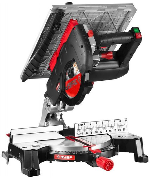 Торцовочные пилы: Пила торцовочная комбинированная Зубр ЗПТК-255-1800 d 250 х 30 мм, 1800 Вт фотографии