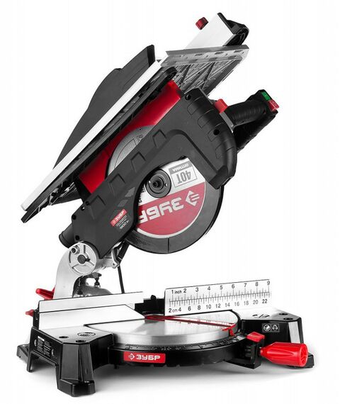 Торцовочные пилы: Пила торцовочная комбинированная Зубр ЗПТК-255-1800 d 250 х 30 мм, 1800 Вт фотографии