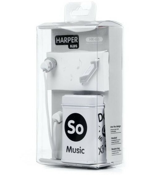 Наушники и гарнитуры: Наушники HARPER KIDS HK-66 WHITE фотографии