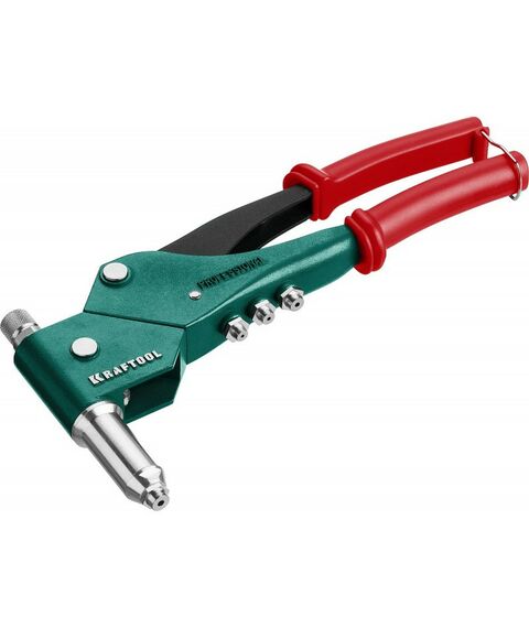 Заклепочники: Комбинированный заклепочник поворотный KRAFTOOL Combo3-M6 0-360°, в кейсе [31178_z01] фотографии