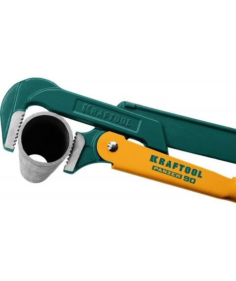 Столярно-слесарный инструмент: Ключ трубный KRAFTOOL PANZER-90 №5 прямые губки [2734-40_z02] фотографии