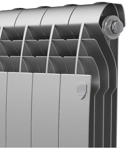 Радиаторы: Радиатор Royal Thermo BiLiner 350 /Silver Satin 10 секций [RTBSS35010] фотографии