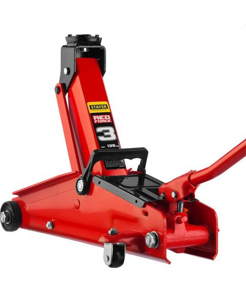 Домкраты: подкатной домкрат с увеличенным подъемом STAYER RED FORCE R-30 3т 135-400мм [43154-3] фотографии