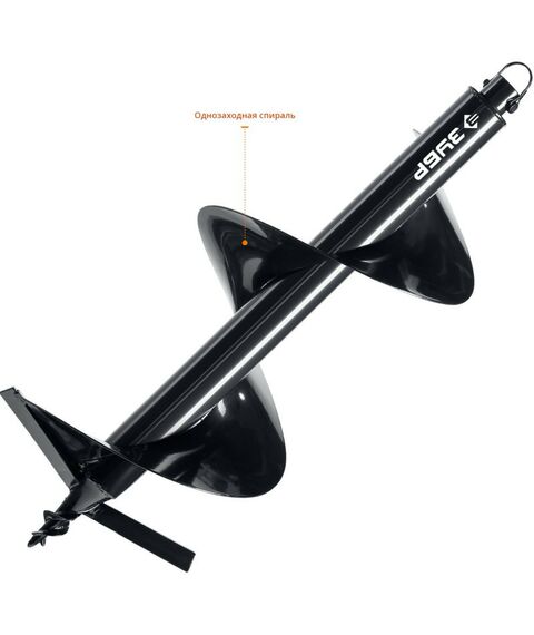 Шнеки для мотобуров: Шнек для мотобуров по грунту Зубр d=300 мм, однозаходный [7051-30] фотографии