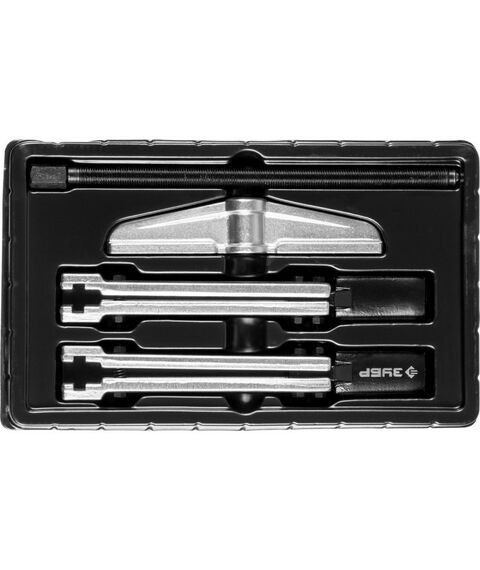 Демонтажный инструмент: Съемник раздвижной 2-захватный с тонкими захватами Зубр Профессионал 43313-160-215 215 мм фотографии