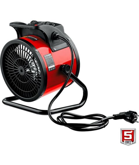 Тепловые пушки: Электрическая тепловая пушка Зубр ТПК-3Р 3 кВт, МКН фотографии