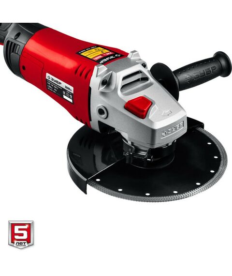 Угловые шлифмашинки (болгарки): УШМ (болгарка) Зубр УШМ-230-2605 П 230 мм, 2600 Вт, компакт фотографии