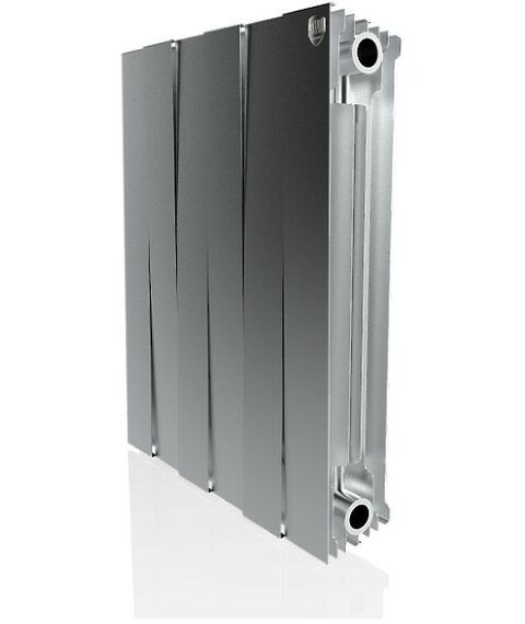 Радиаторы: Радиатор Royal Thermo PianoForte 500 new/Silver Satin 6 секций [RTPNSS50006] фотографии