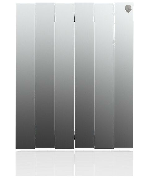 Радиаторы: Радиатор Royal Thermo PianoForte 500 new/Silver Satin 6 секций [RTPNSS50006] фотографии