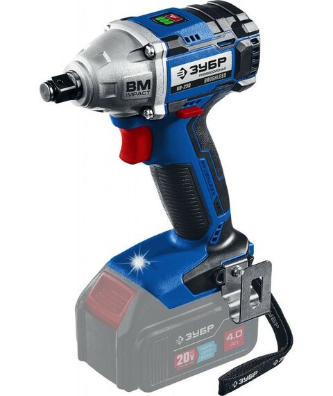 Гайковерты, отвертки: Бесщеточный гайковерт Зубр Профессионал GB-250 20В, без АКБ, в коробке фотографии