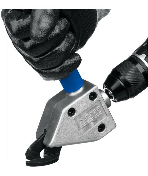 Ножницы по металлу: Насадка-ножницы для реза листового и гофрированного металла Зубр Турбо-Ножницы [23292] фотографии