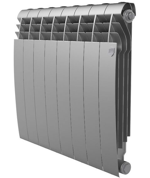 Радиаторы: Радиатор Royal Thermo BiLiner 500 /Silver Satin 8 секций [RTBSS50008] фотографии
