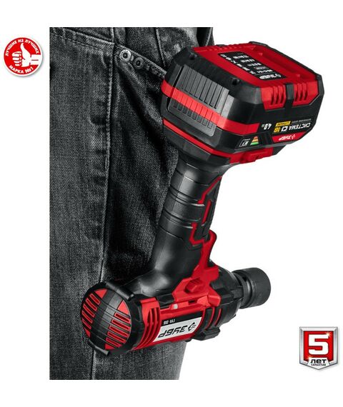 Гайковерты, отвертки: Гайковерт ударный Зубр ГУЛ-255 18В, без АКБ, в коробке фотографии