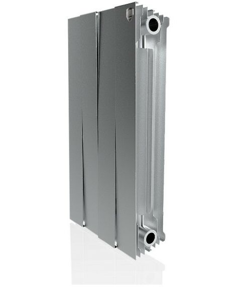 Радиаторы: Радиатор Royal Thermo PianoForte 500 new/Silver Satin 4 секций [RTPNSS50004] фотографии