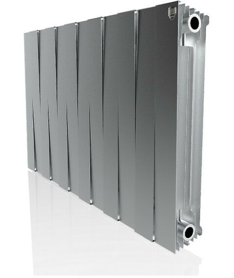 Радиаторы: Радиатор Royal Thermo PianoForte 500 new/Silver Satin 12 секций [RTPNSS50012] фотографии