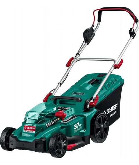 Газонокосилки: Бесщеточная газонокосилка Зубр ГКЛ-3736 36В, без АКБ фотографии