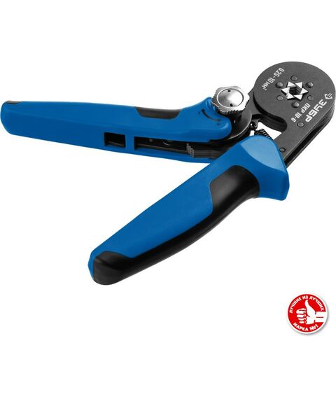 Электромонтажный инструмент: Пресс-клещи для втулочных наконечников Зубр Профессионал ПКР-10-6 0.25 - 10 мм.кв [22678] фотографии