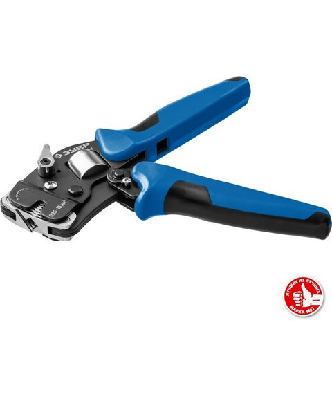 Электромонтажный инструмент: Пресс-клещи торцевые для втулочных наконечников Зубр Профессионал ПКТ-16-4 0.25 - 16 мм.кв [22694] фотографии