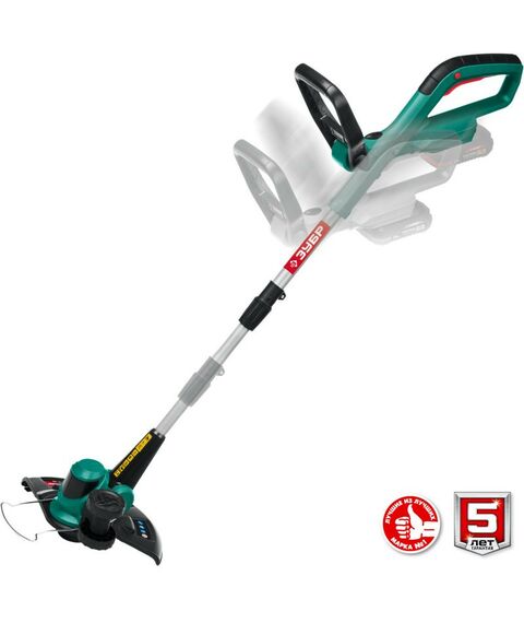 Триммеры: Аккумуляторный триммер Зубр ТА-185 18В, без АКБ фотографии