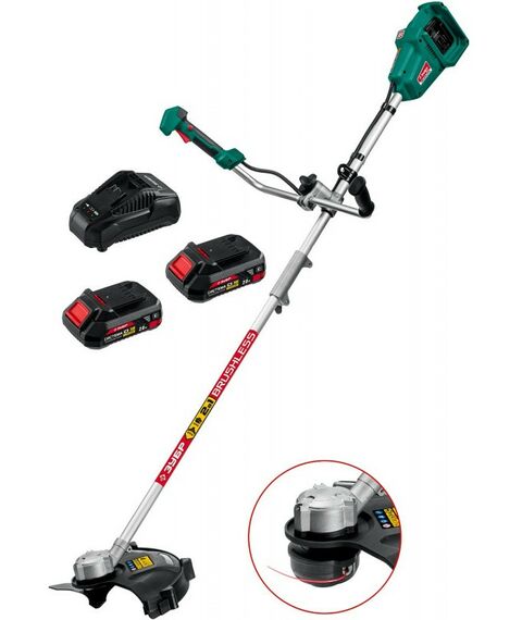 Триммеры: Бесщеточный триммер Зубр ТАБ-365-22 36В, 2х18В АКБ (2Ач) фотографии