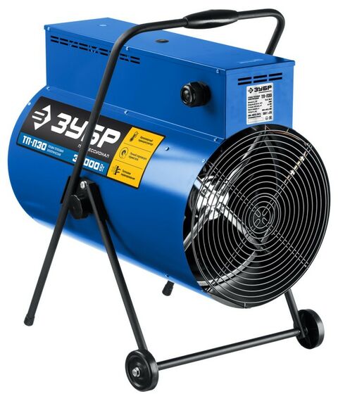 Тепловые пушки: Электрическая тепловая пушка Зубр Профессионал ТП-П30 30 кВт [ТП-П30] фотографии