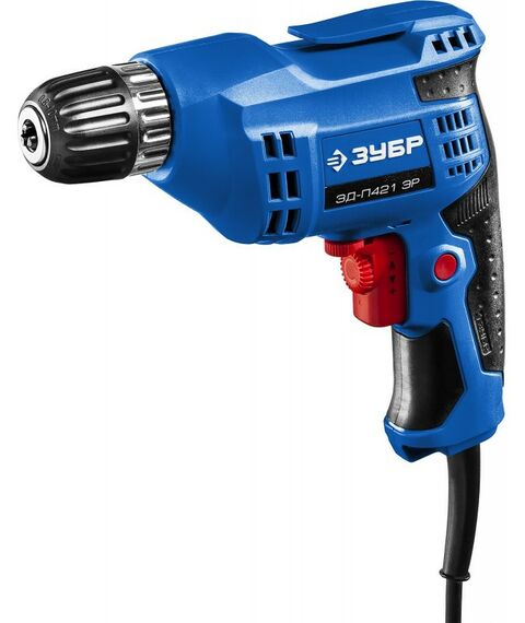 Дрели и шуруповерты: Безударная дрель Зубр Профессионал ЗД-П421 ЭР 420 Вт фотографии