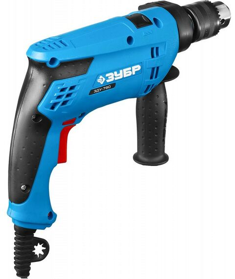 Дрели и шуруповерты: Дрель ударная Зубр Профессионал ЗДУ-780 ЭРМ2 780 Вт фотографии