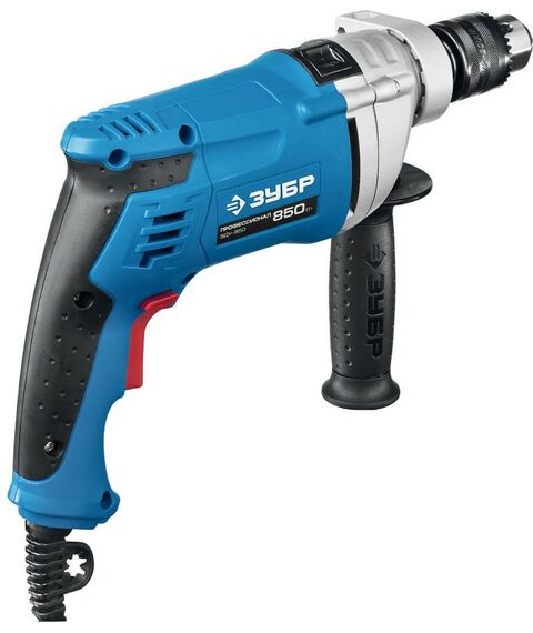 Дрели и шуруповерты: Дрель ударная Зубр Профессионал ЗДУ-850 ЭРМКМ2 850 Вт, кейс фотографии
