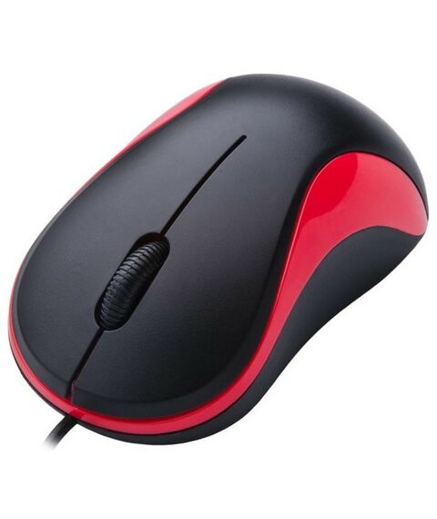 Мыши: Мышь Oklick 115S черный/красный оптическая 1000dpi USB для ноутбука 2but [711637] фотографии
