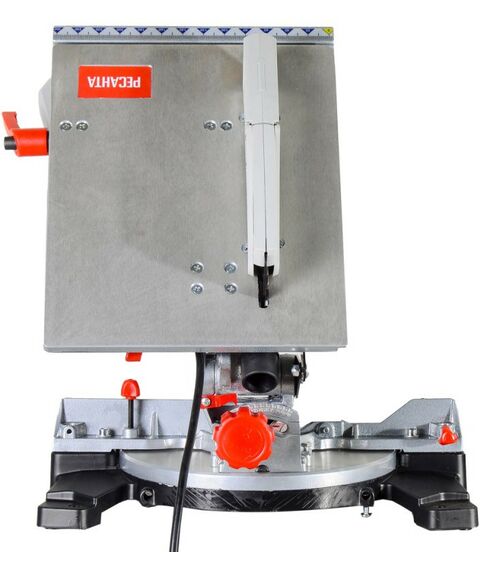 Торцовочные пилы: Торцовочная пила РЕСАНТА ТП-210К 1600 Вт, 5000 об/мин, диск 210 мм, режим настольной циркулярной пилы фотографии