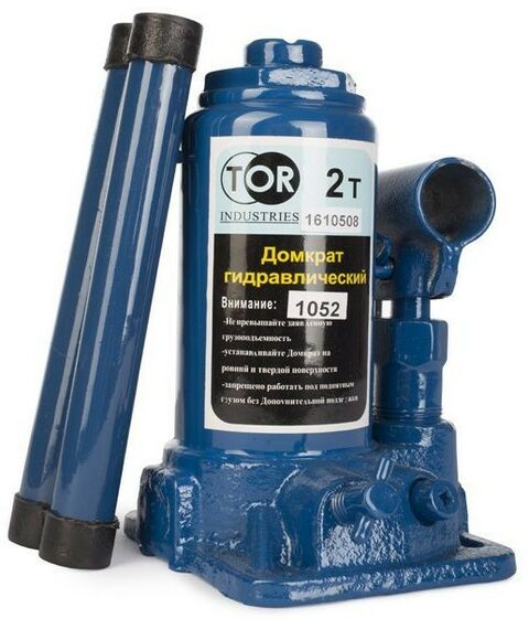 Домкраты: Домкрат бутылочный TOR ДГ-CT г/п 20т, 244-449 мм, 10.2кг [1003455] фотографии