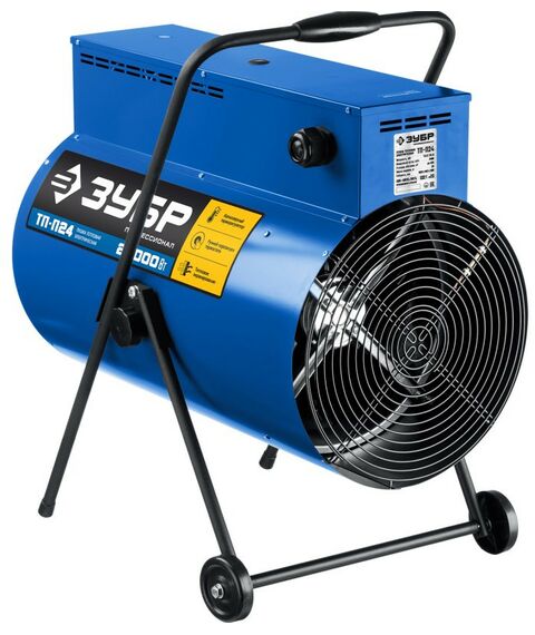 Тепловые пушки: Электрическая тепловая пушка Зубр Профессионал ТП-П24 24 кВт фотографии