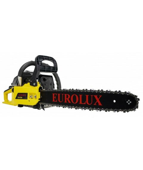 Бензопилы: Бензопила Eurolux GS-5218 3.8 л.с., шина 45 см, толщина звена 1.5 мм, шаг цепи 0.325", система гашения вибрации, тормоз цепи, автоматическая смазка цепи фотографии