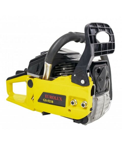 Бензопилы: Бензопила Eurolux GS-5218 3.8 л.с., шина 45 см, толщина звена 1.5 мм, шаг цепи 0.325", система гашения вибрации, тормоз цепи, автоматическая смазка цепи фотографии