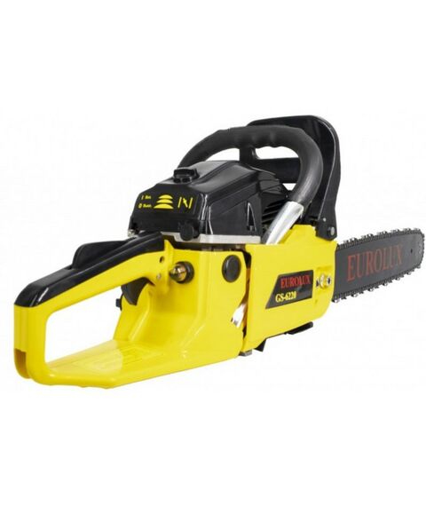 Бензопилы: Бензопила Eurolux GS-6220 4.2 л.с., шина 50.5 см, толщина звена 1.5 мм, шаг цепи 0.325", система гашения вибрации, тормоз цепи, автоматическая смазка цепи фотографии