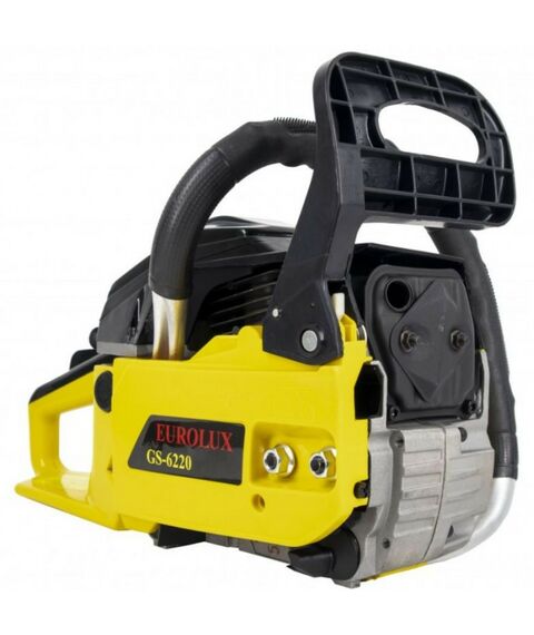 Бензопилы: Бензопила Eurolux GS-6220 4.2 л.с., шина 50.5 см, толщина звена 1.5 мм, шаг цепи 0.325", система гашения вибрации, тормоз цепи, автоматическая смазка цепи фотографии